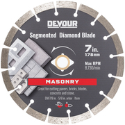 Devour 7" Masonry Metal Bond Segmented Rim Blade MB070SM